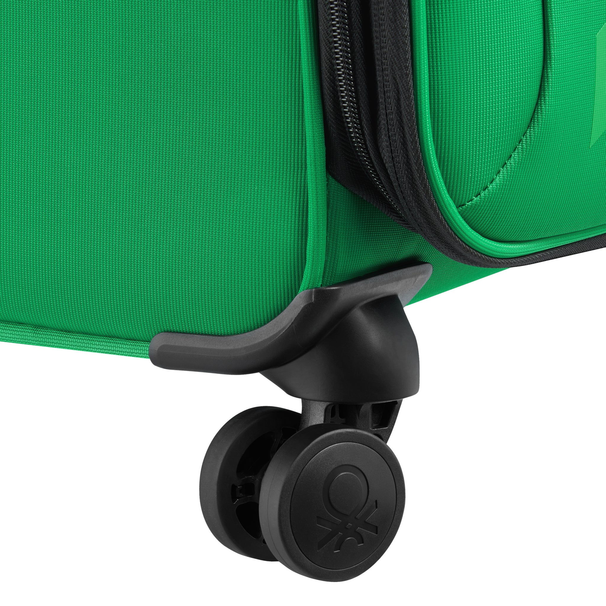 UCB Color Block 4 Double Wheel Softcase Expandable Luggage Trolley