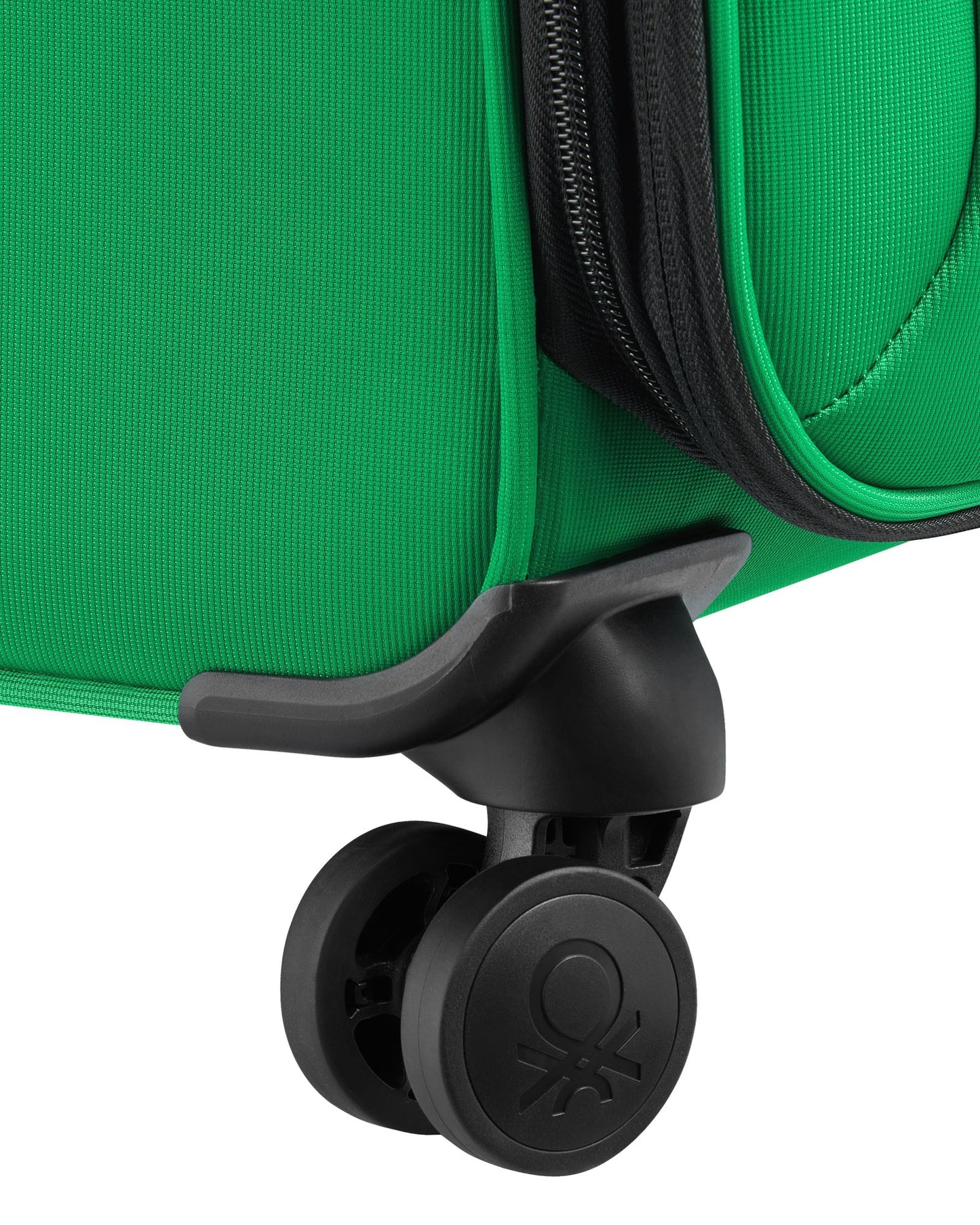 UCB Color Block 4 Double Wheel Softcase Expandable Luggage Trolley