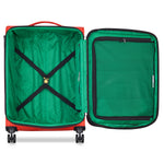 UCB Color Block 4 Double Wheel Softcase Expandable Luggage Trolley