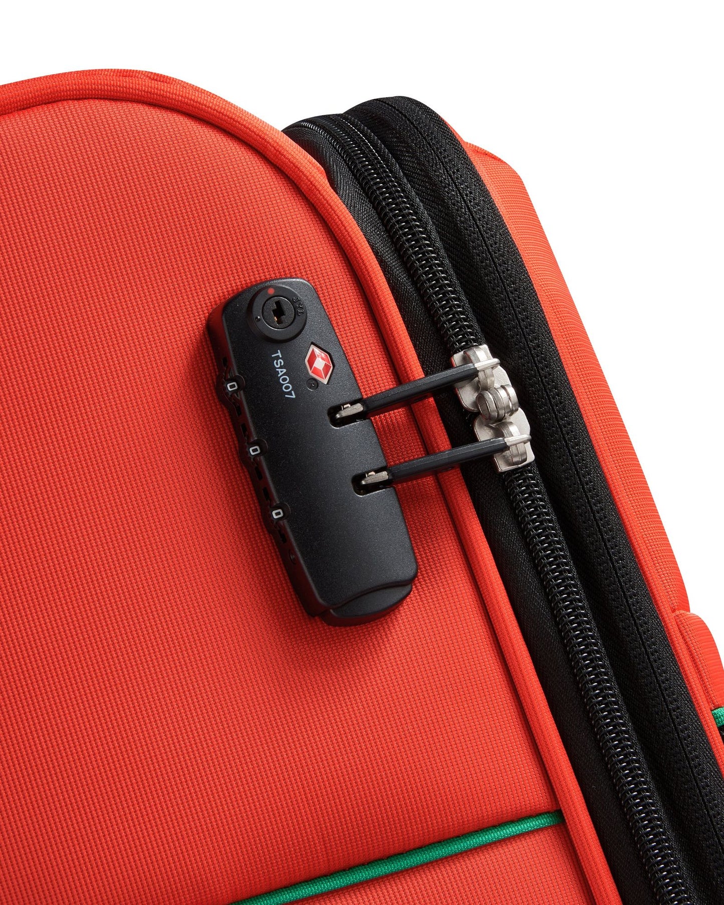 UCB Color Block 4 Double Wheel Softcase Expandable Luggage Trolley