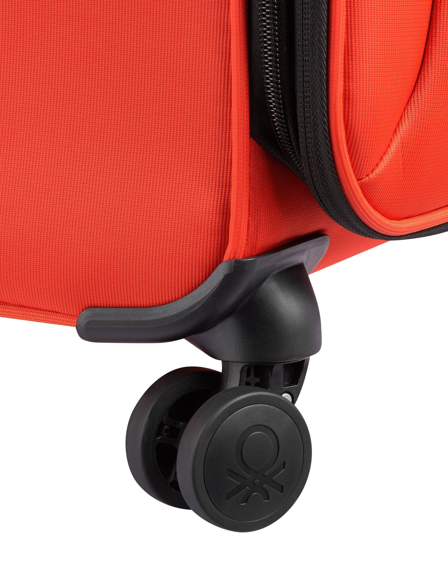 UCB Color Block 4 Double Wheel Softcase Expandable Luggage Trolley