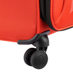 UCB Color Block 4 Double Wheel Softcase Expandable Luggage Trolley