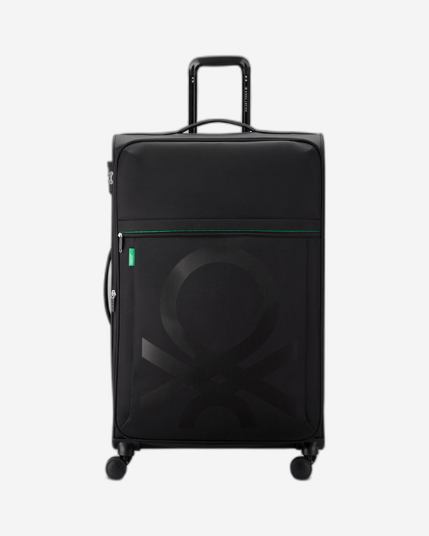 UCB Color Block 4 Double Wheel Softcase Expandable Luggage Trolley