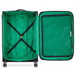 UCB Color Block 4 Double Wheel Softcase Expandable Luggage Trolley
