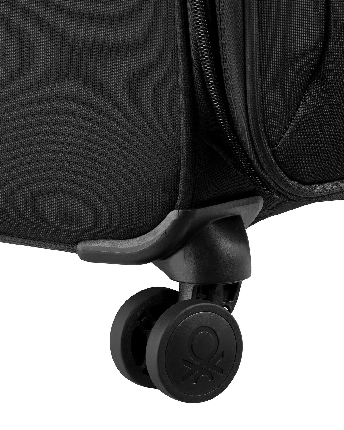 UCB Color Block 4 Double Wheel Softcase Expandable Luggage Trolley