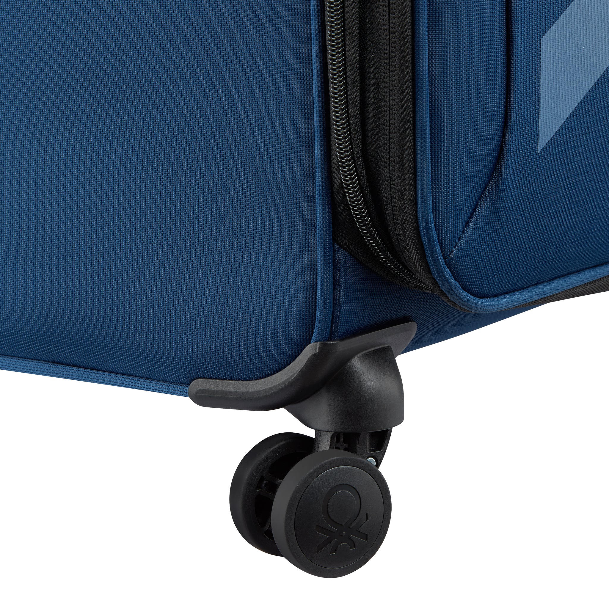 UCB Color Block 4 Double Wheel Softcase Expandable Luggage Trolley