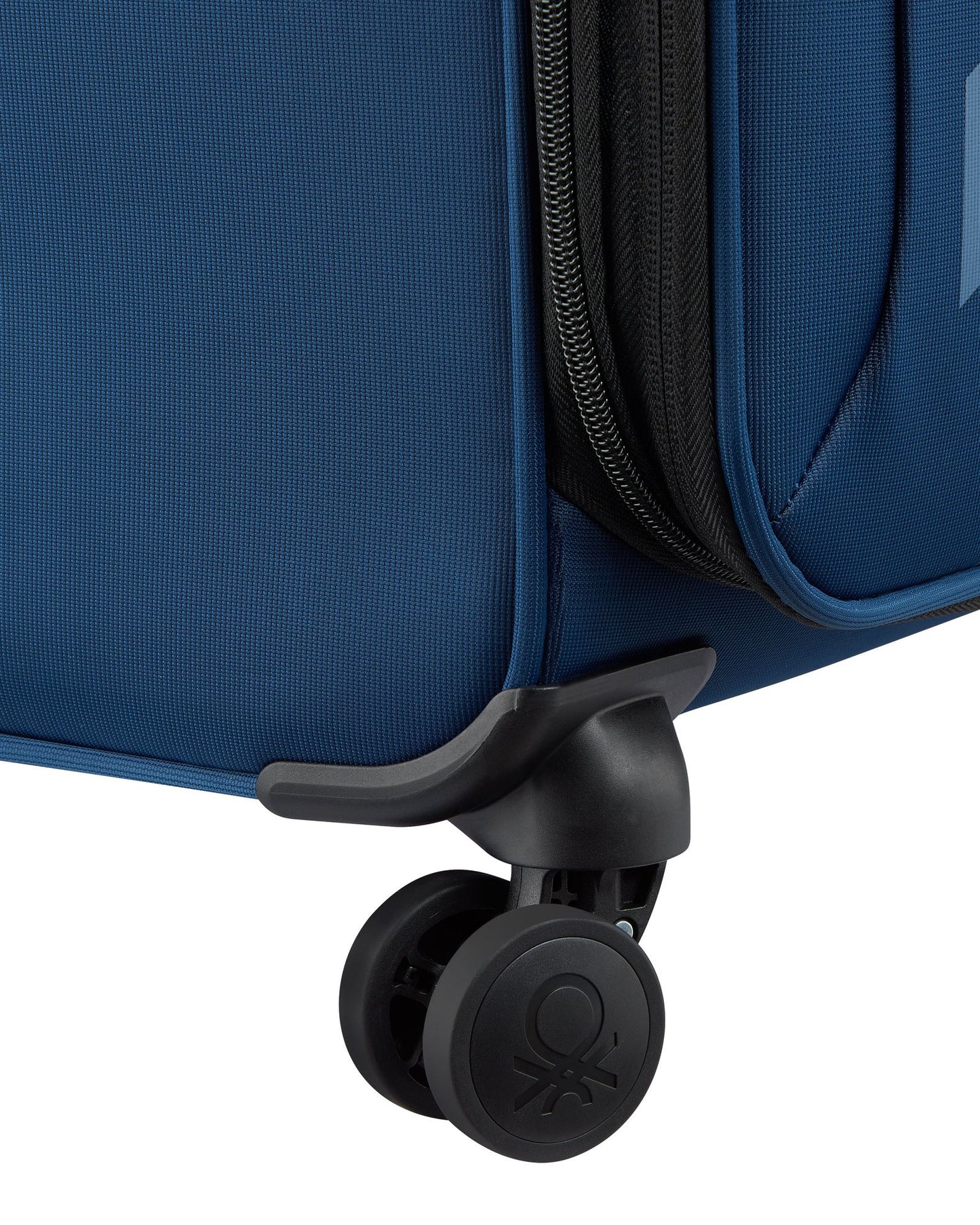 UCB Color Block 4 Double Wheel Softcase Expandable Luggage Trolley