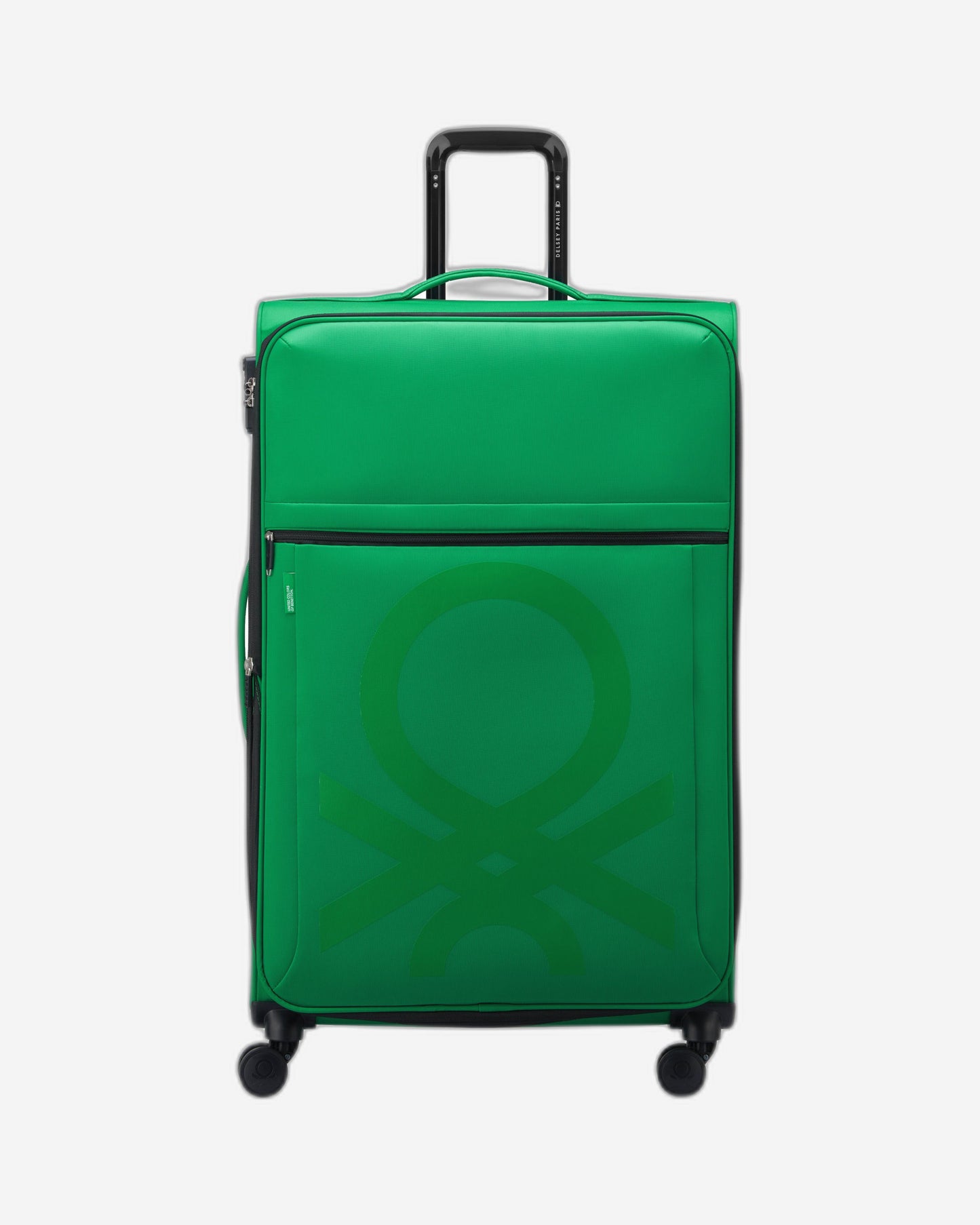 UCB Color Block 4 Double Wheel Softcase Expandable Luggage Trolley