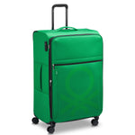 UCB Color Block 4 Double Wheel Softcase Expandable Luggage Trolley