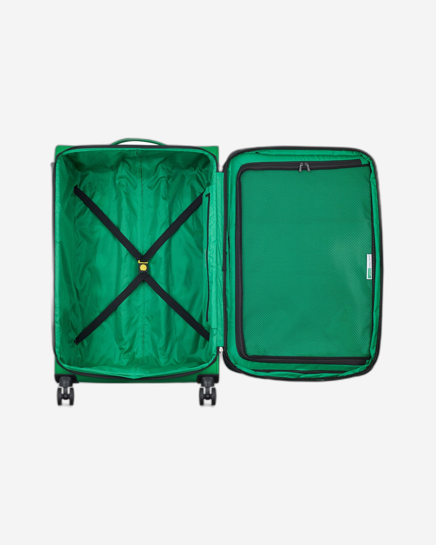 UCB Color Block 4 Double Wheel Softcase Expandable Luggage Trolley