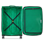 UCB Color Block 4 Double Wheel Softcase Expandable Luggage Trolley