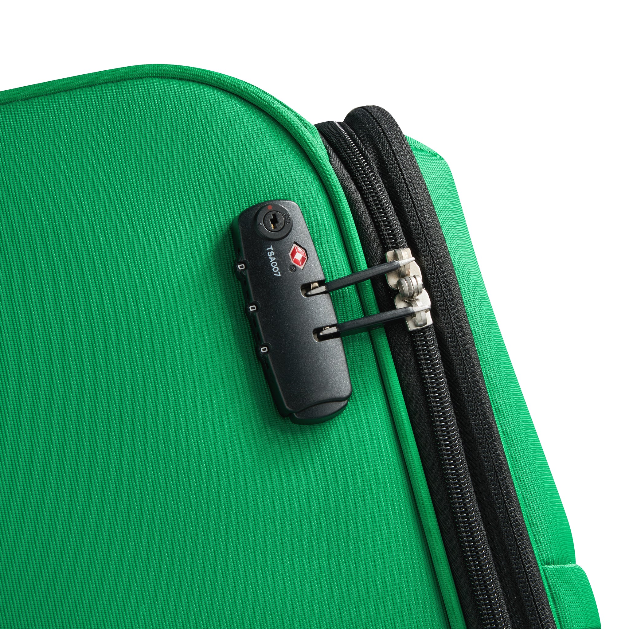 UCB Color Block 4 Double Wheel Softcase Expandable Luggage Trolley