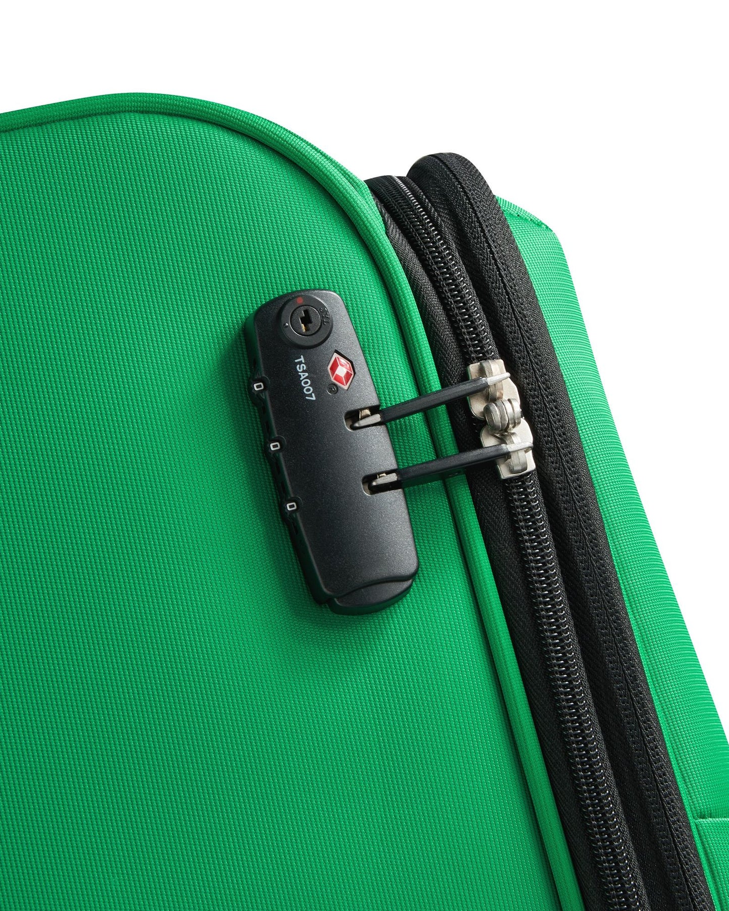 UCB Color Block 4 Double Wheel Softcase Expandable Luggage Trolley