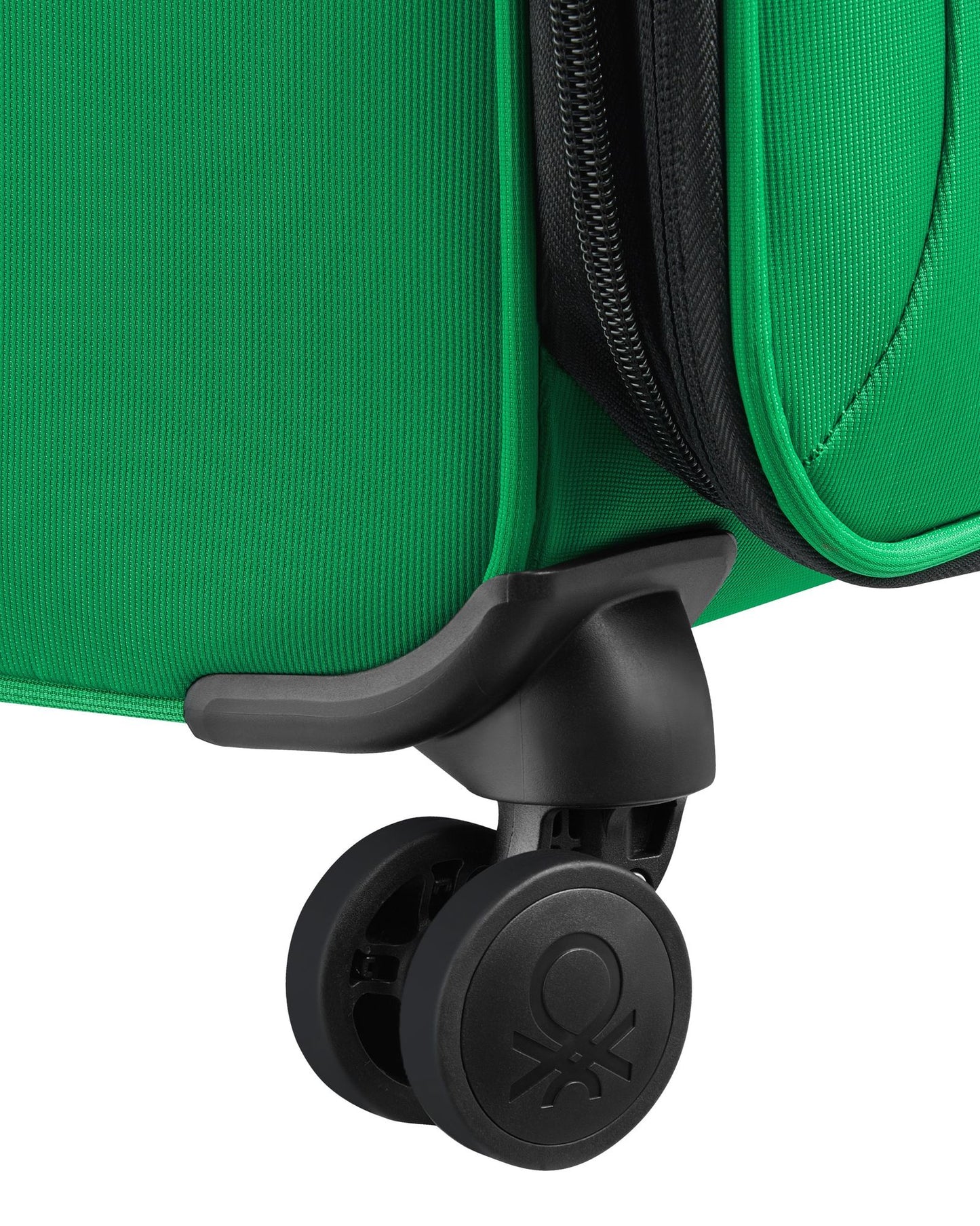 UCB Color Block 4 Double Wheel Softcase Expandable Luggage Trolley