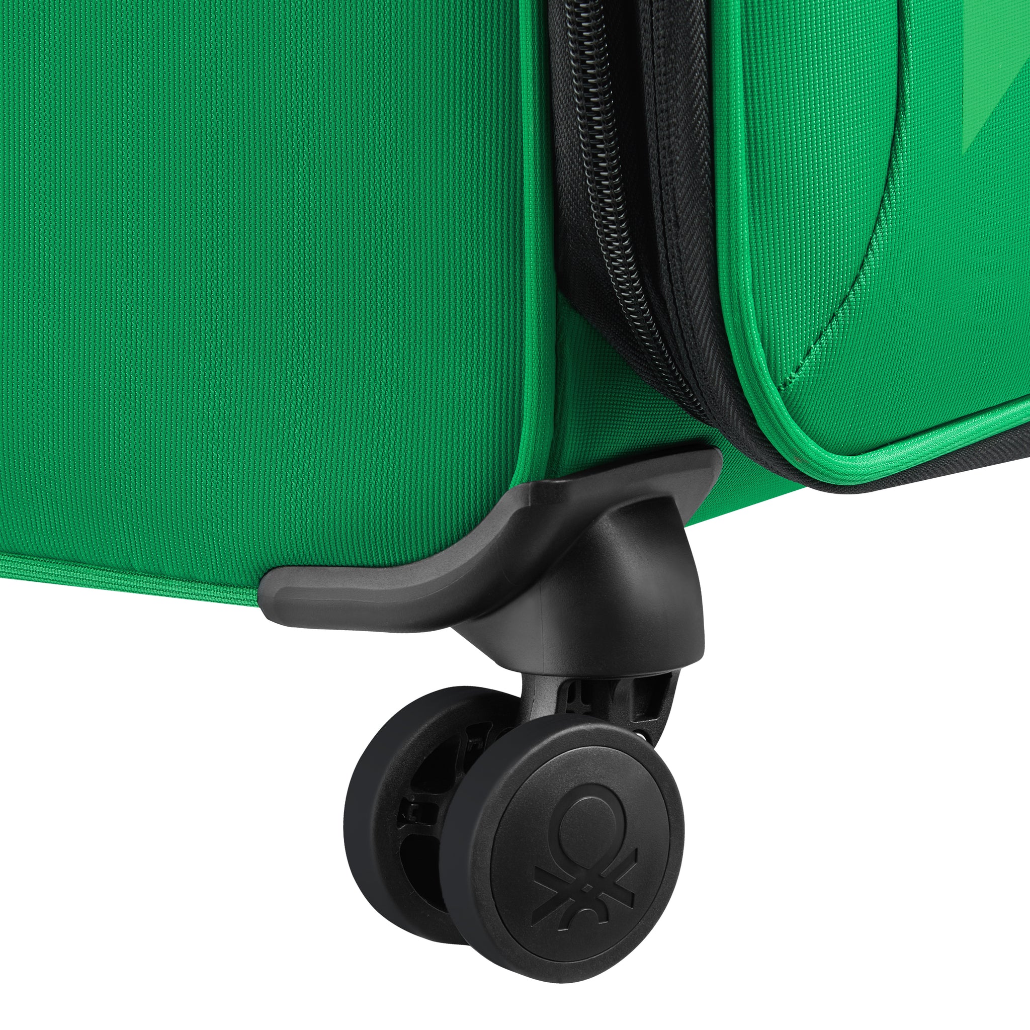 UCB Color Block 4 Double Wheel Softcase Expandable Luggage Trolley