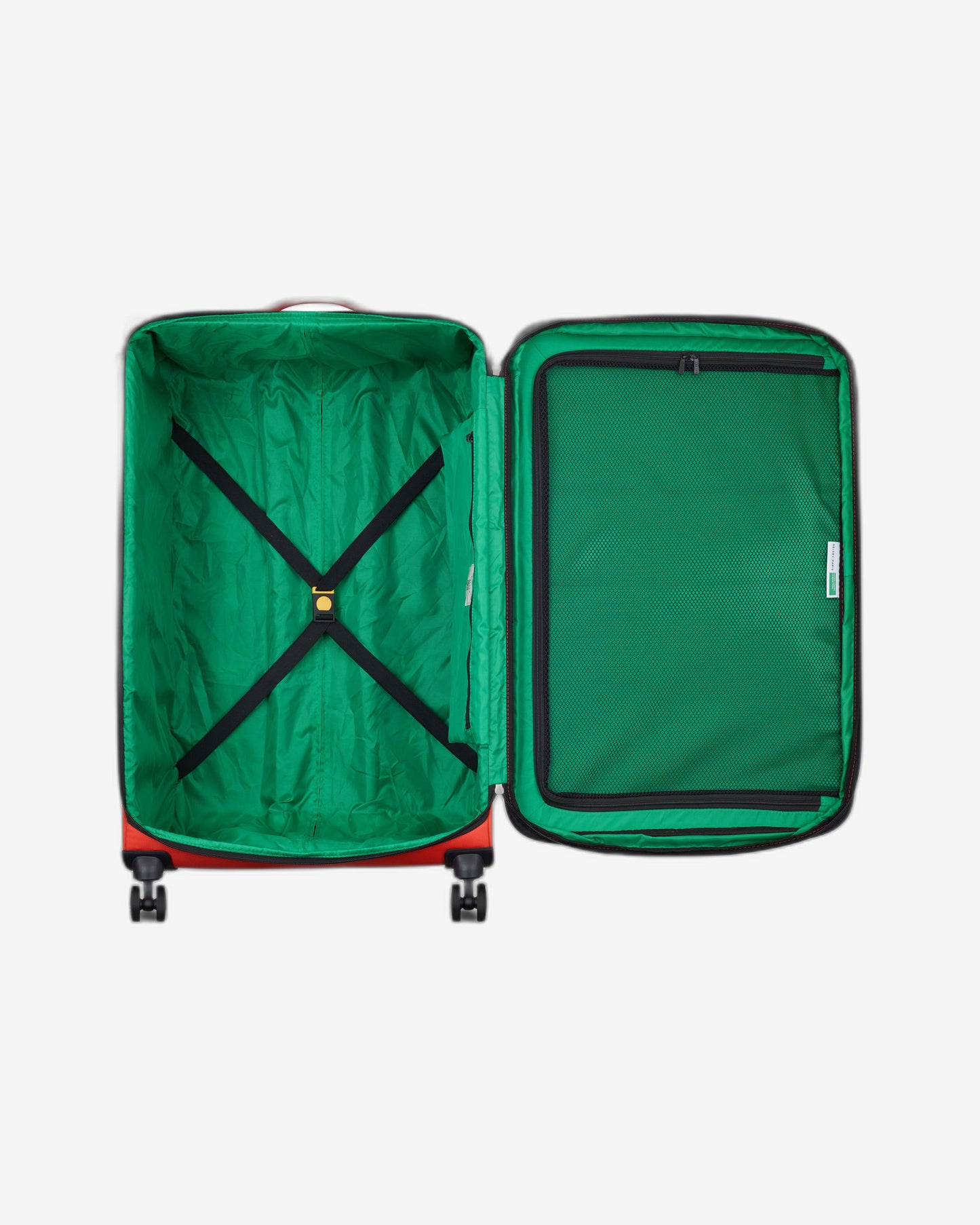 UCB Color Block 4 Double Wheel Softcase Expandable Luggage Trolley