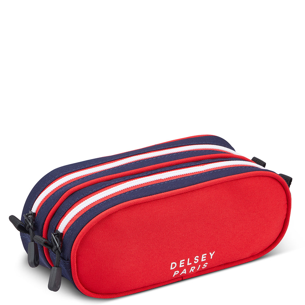 Delsey Paris Back To School 2025 2-Compartment Pencil Case Printed