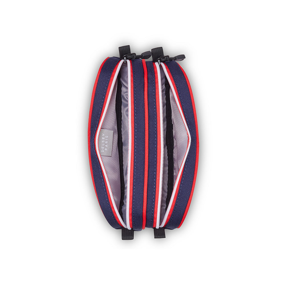 Delsey Paris Back To School 2025 2-Compartment Pencil Case Printed