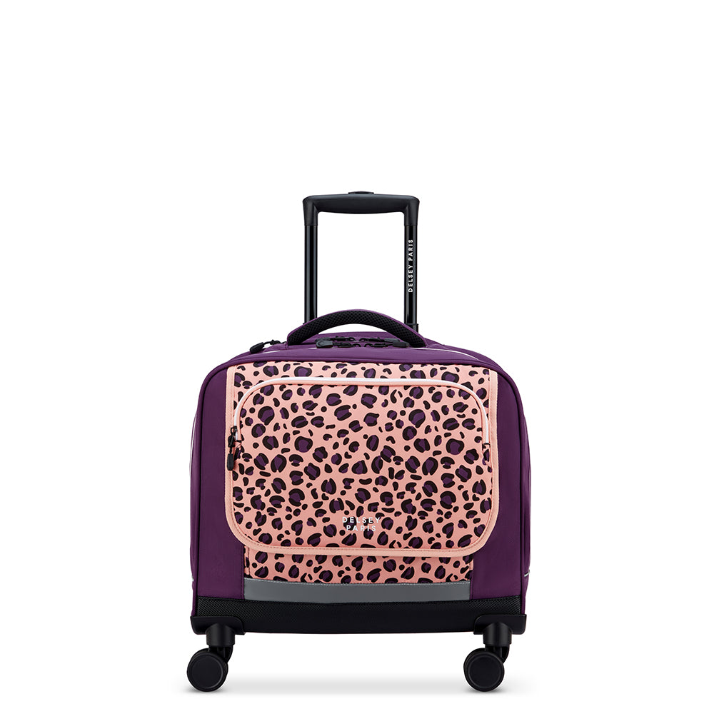 Delsey Paris Back To School 2025 4-Wheel Hard Shell Shoulder Bag Trolley Printed