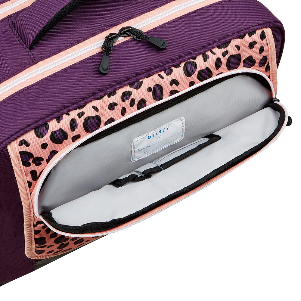 Delsey Paris Back To School 2025 4-Wheel Hard Shell Shoulder Bag Trolley Printed