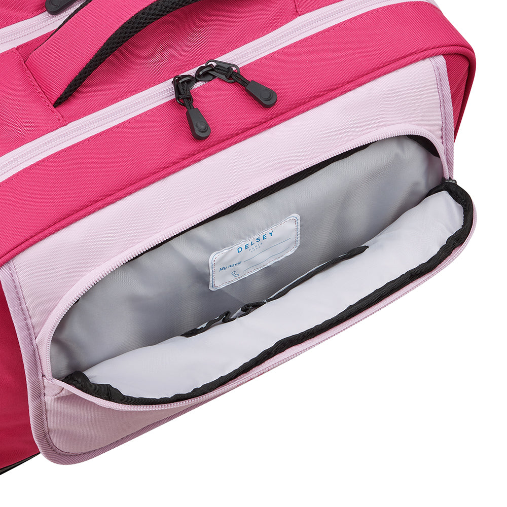 Delsey Paris Back To School 2025 4-Wheel Hard Shell Shoulder Bag Trolley Printed