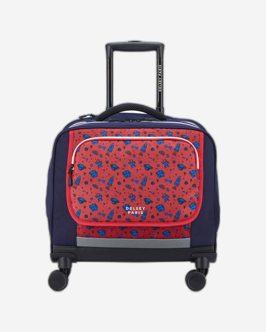 Delsey Paris Back To School 2025 4-Wheel Hard Shell Shoulder Bag Trolley Printed
