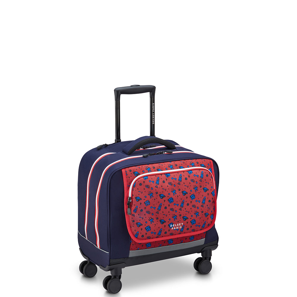 Delsey Paris Back To School 2025 4-Wheel Hard Shell Shoulder Bag Trolley Printed