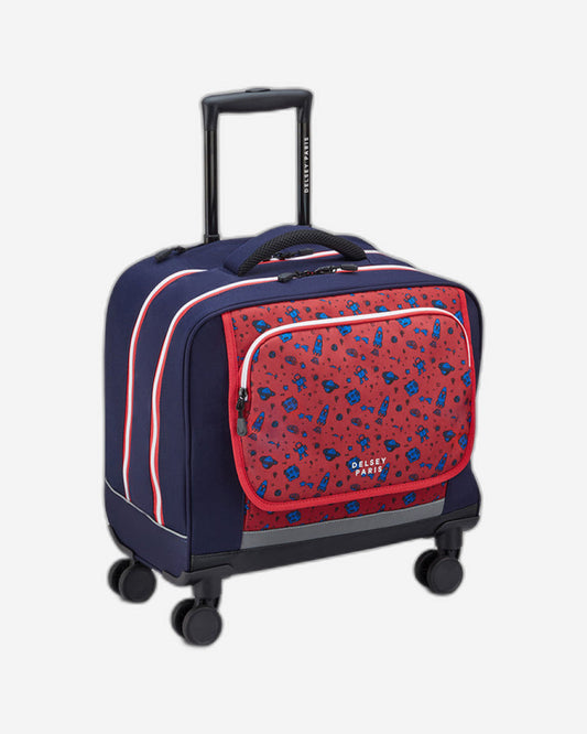 Delsey Paris Back To School 2025 4-Wheel Hard Shell Shoulder Bag Trolley Printed