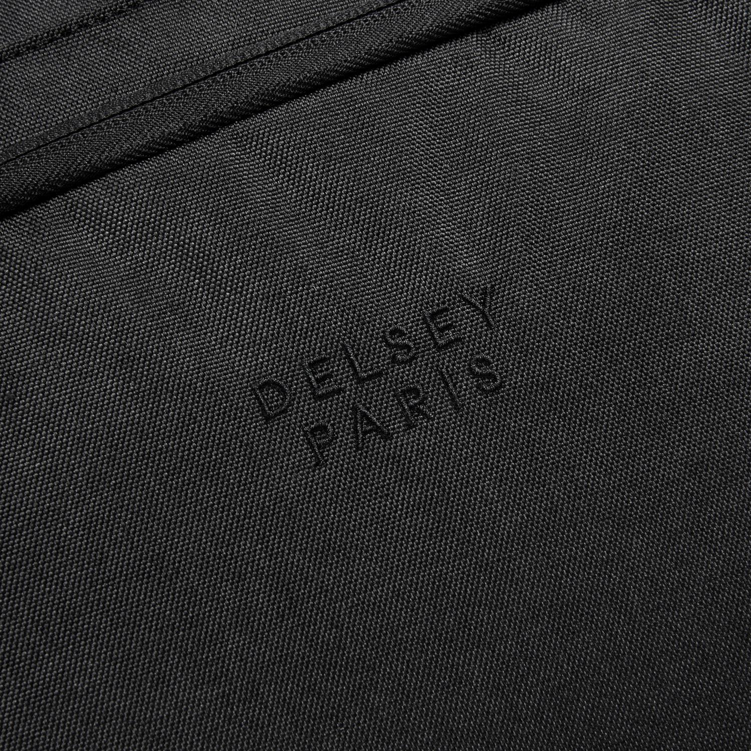 Delsey Paris Esplanade 2 Wheel Laptop Cabin Trolley Boardcase Deep Black