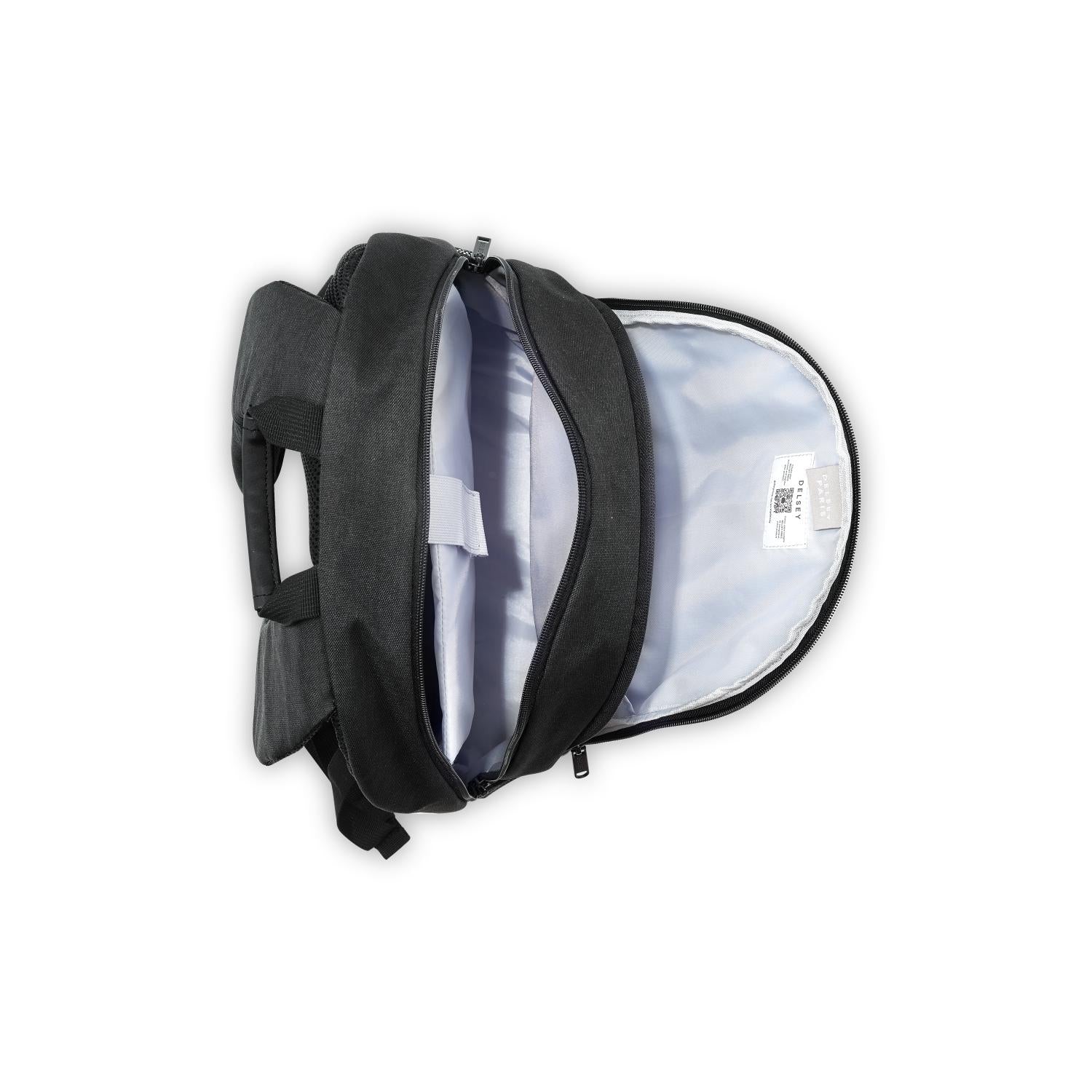 Delsey Paris Esplanade 2 Compartment 15.6" Laptop Protection Backpack Deep Black - 00394260350