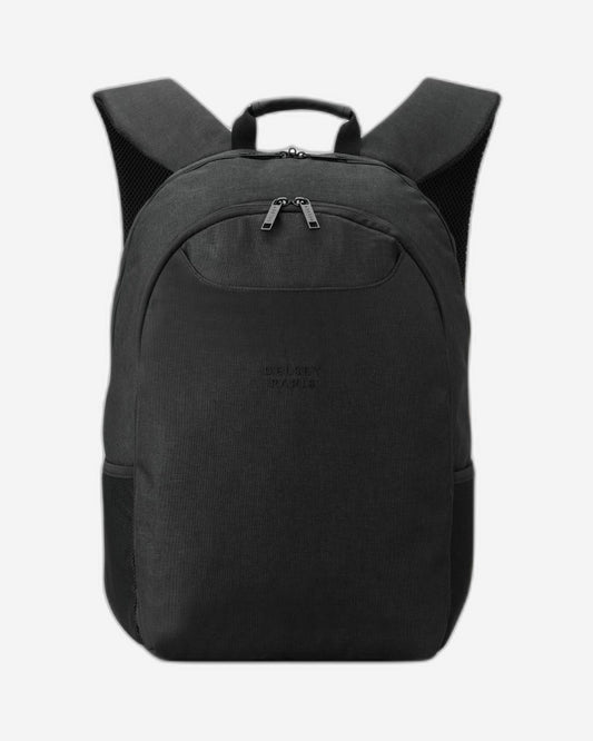 Delsey Paris Esplanade 17.3" Laptop Protection 2 Compartment Backpack Deep Black