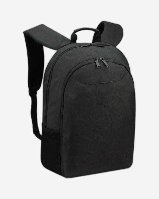 Delsey Paris Esplanade 17.3" Laptop Protection 2 Compartment Backpack Deep Black