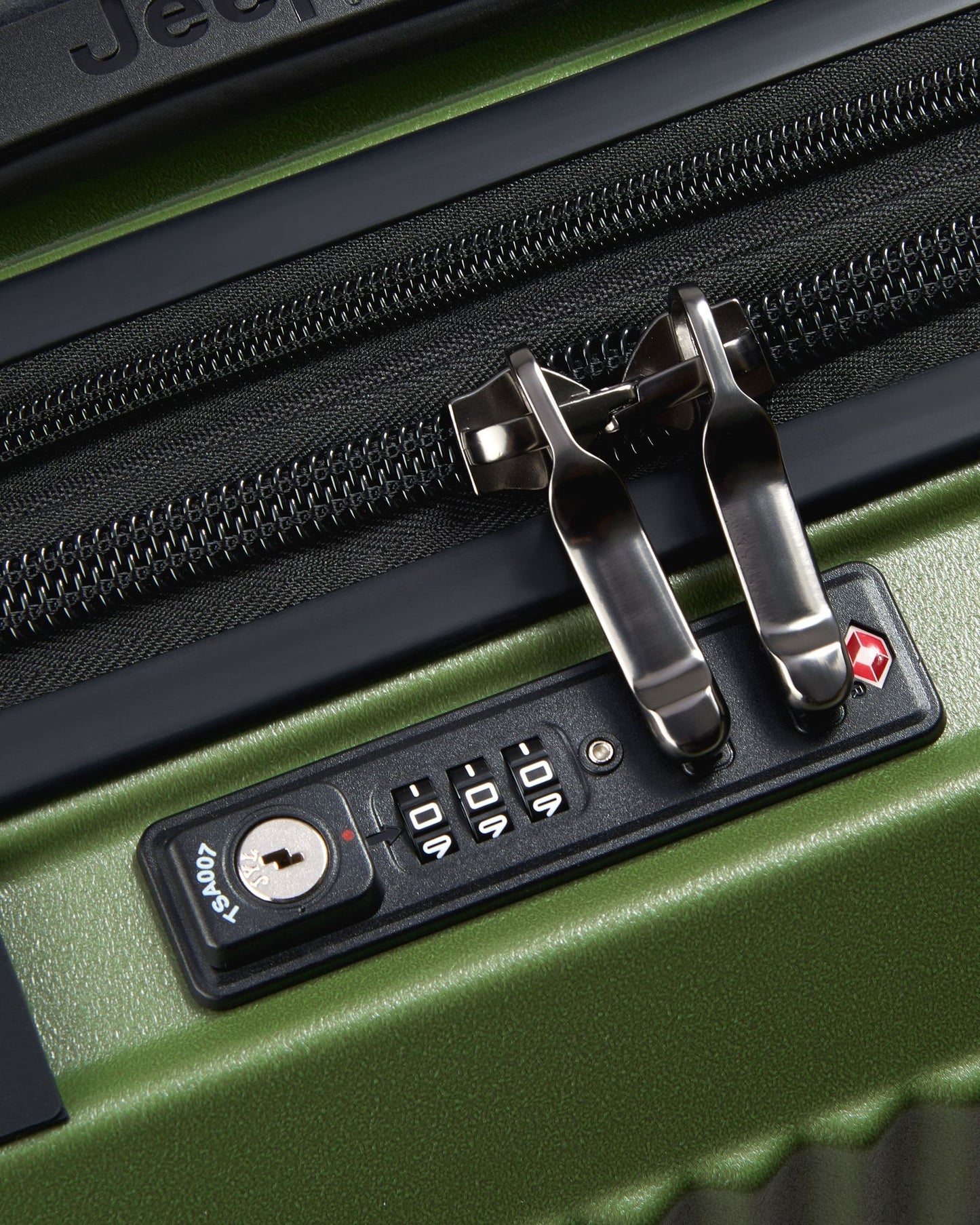 Jeep JH001A Hardcase 4 Double Wheel Expandable Trolley