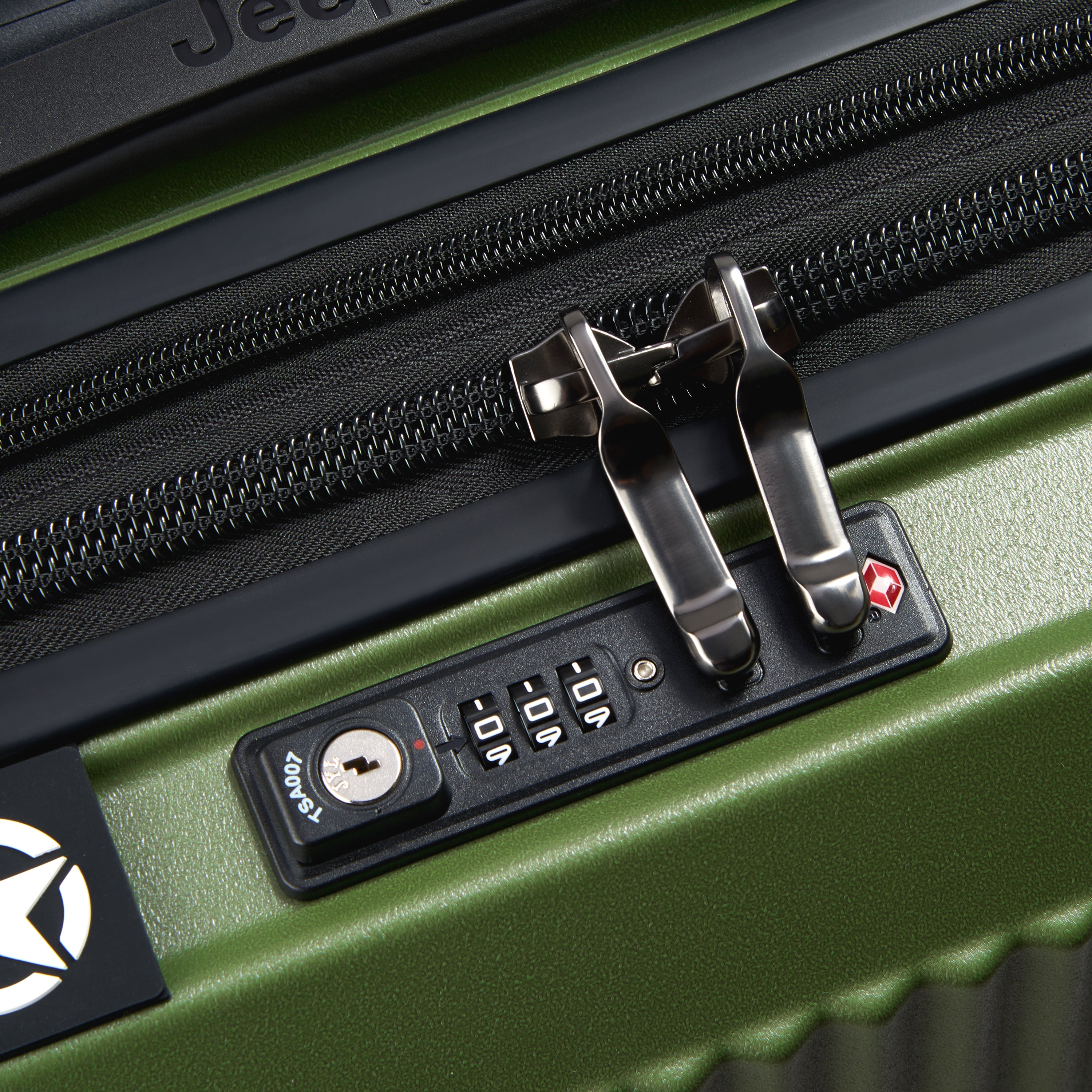 Jeep JH001A Hardcase 4 Double Wheel Expandable Trolley