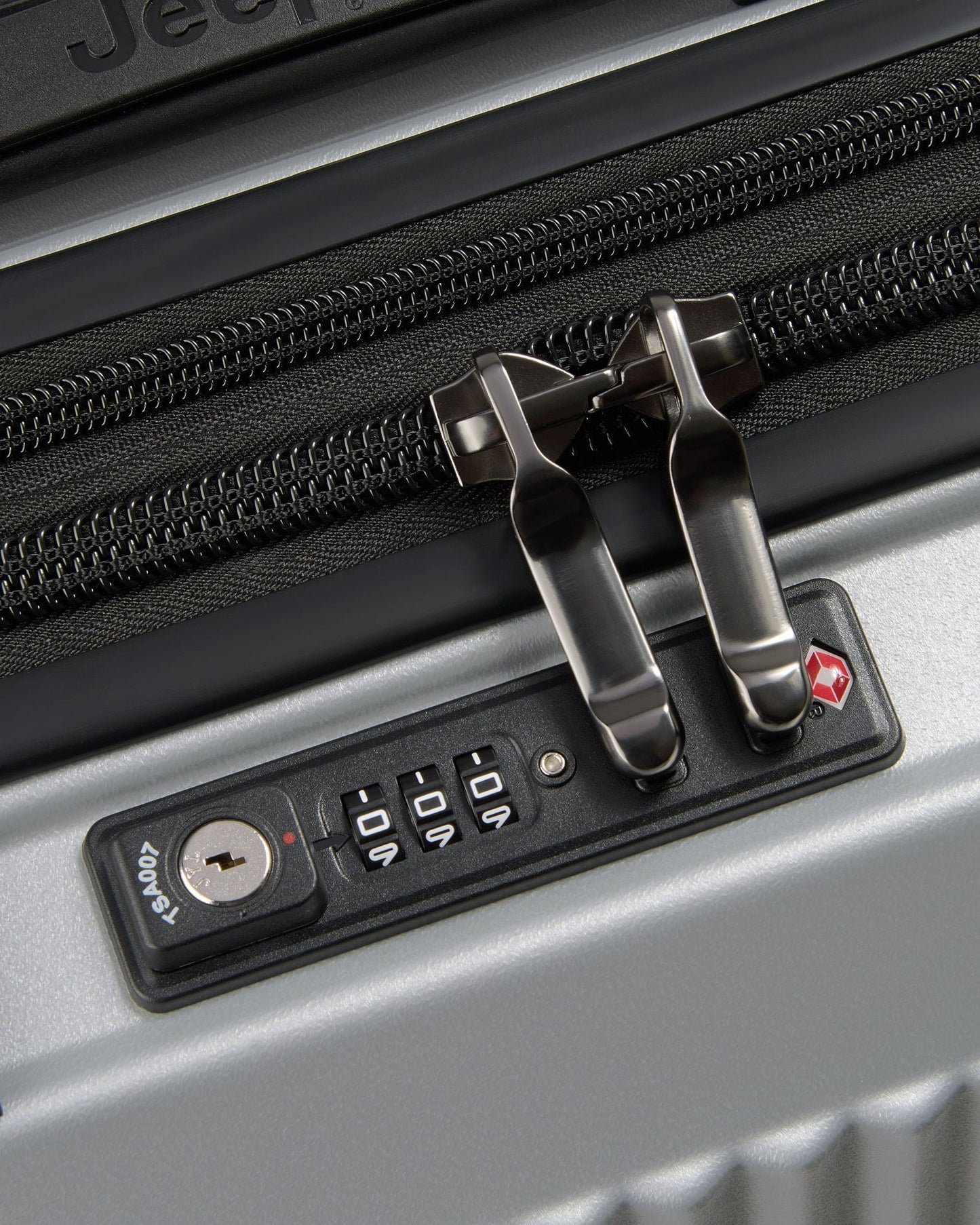 Jeep JH001A Hardcase 4 Double Wheel Expandable Trolley