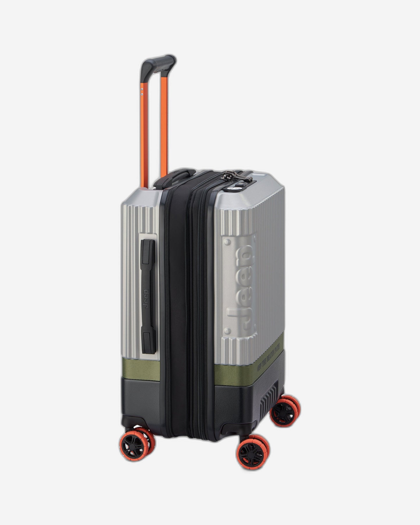 Jeep JH001A Hardcase 4 Double Wheel Expandable Trolley