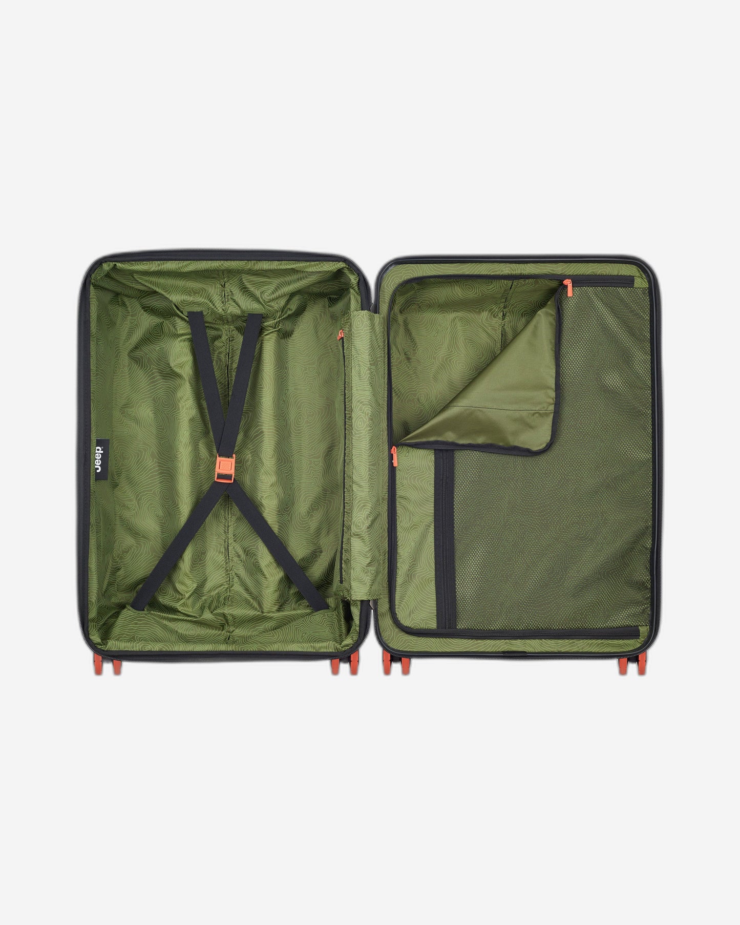 Jeep JH001A Hardcase 4 Double Wheel Expandable Trolley