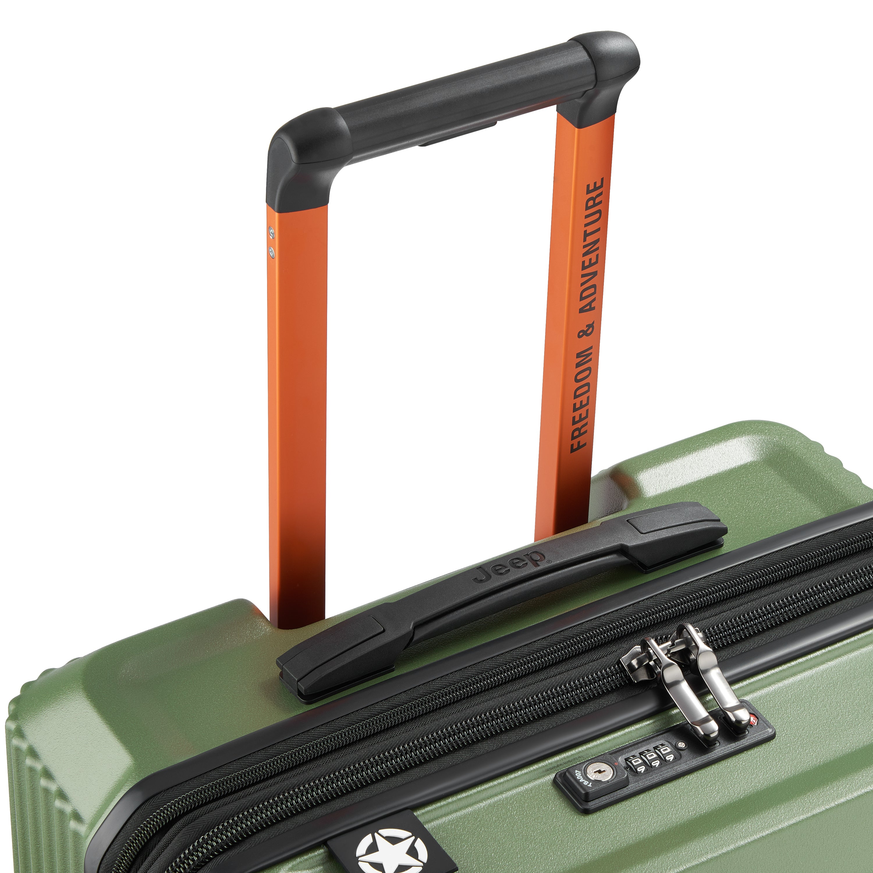 Jeep JH001A Hardcase 4 Double Wheel Expandable Trolley