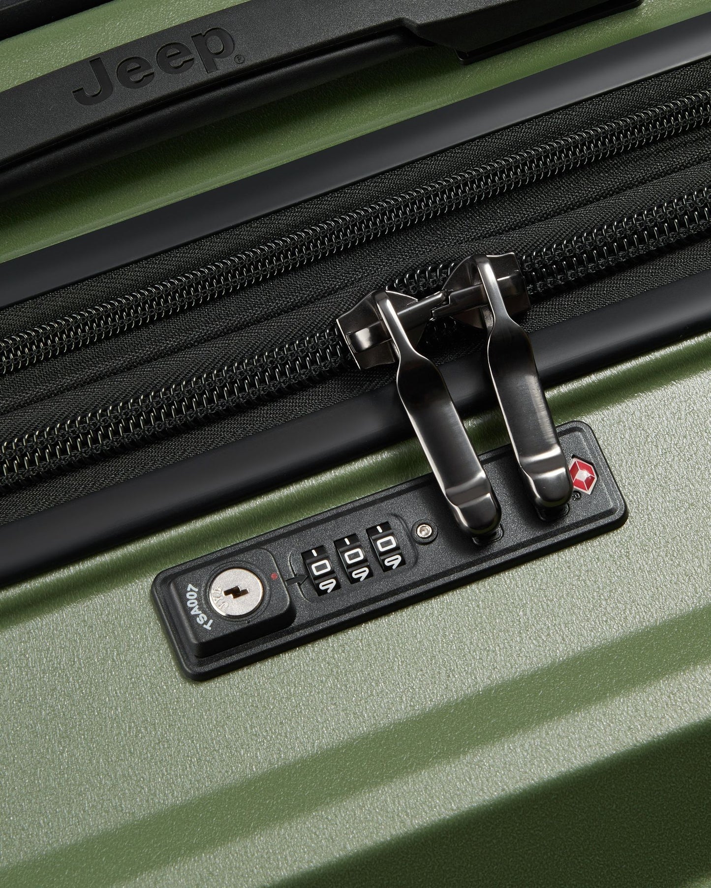 Jeep JH001A Hardcase 4 Double Wheel Expandable Trolley