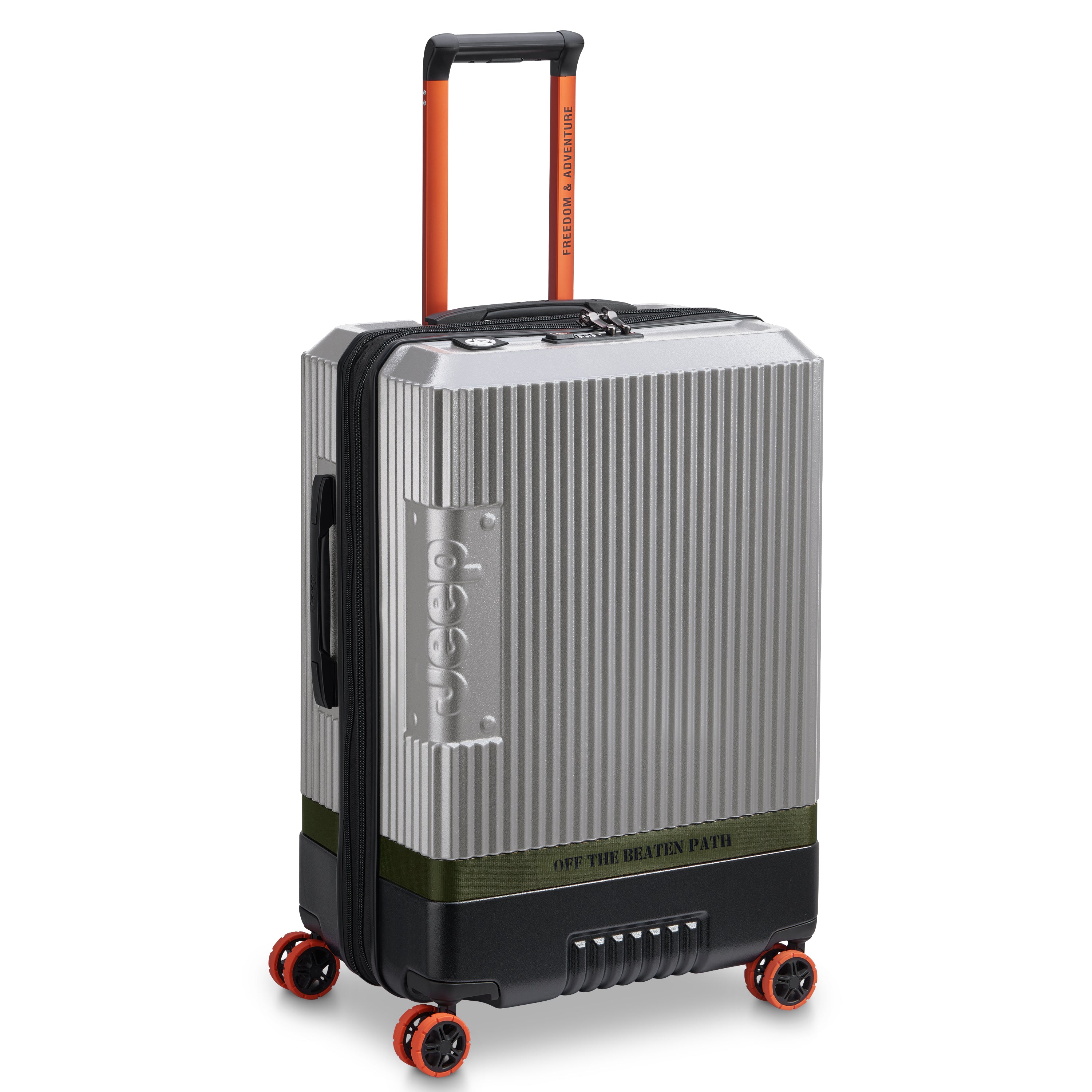Jeep JH001A Hardcase 4 Double Wheel Expandable Trolley