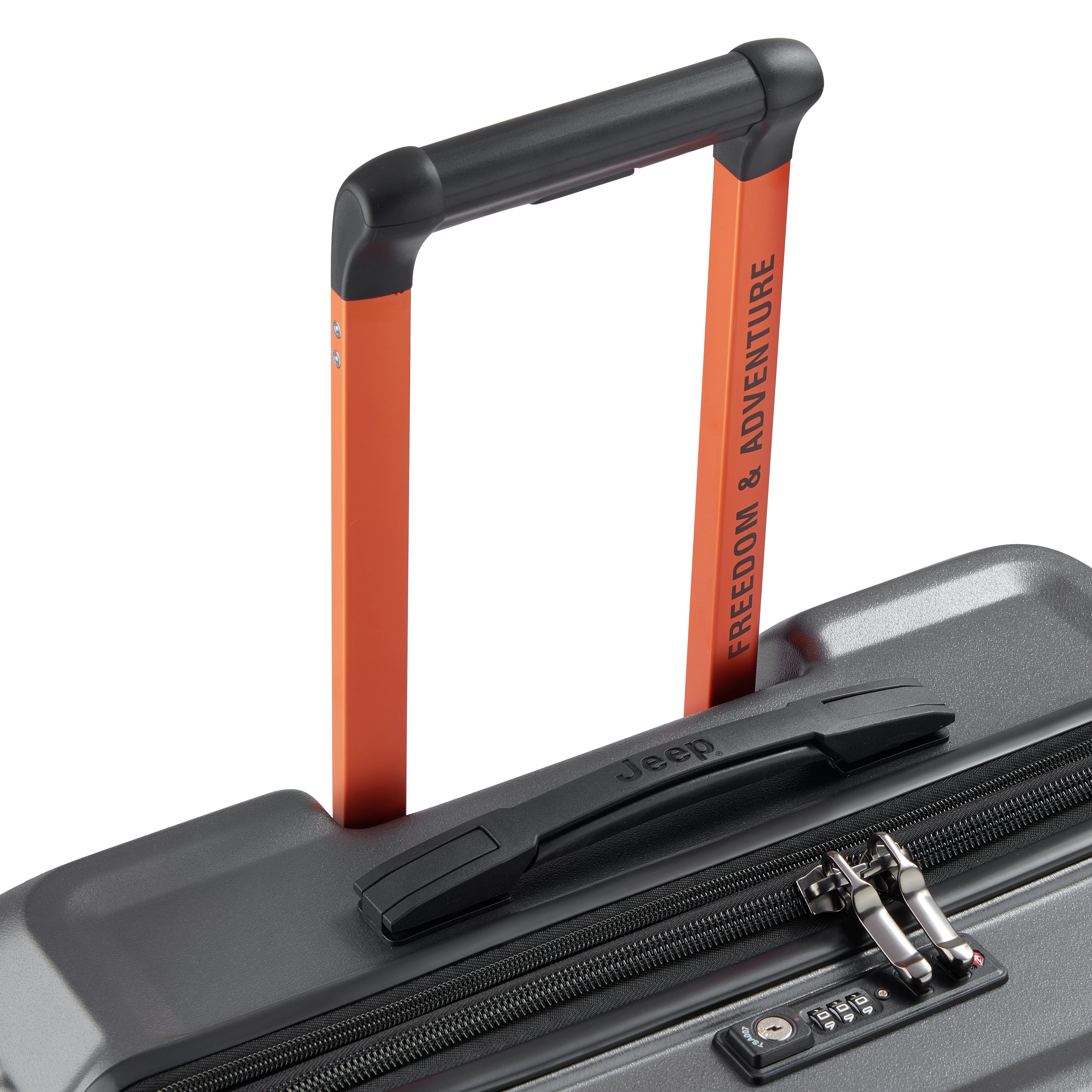 Jeep JH001A Hardcase 4 Double Wheel Expandable Trolley