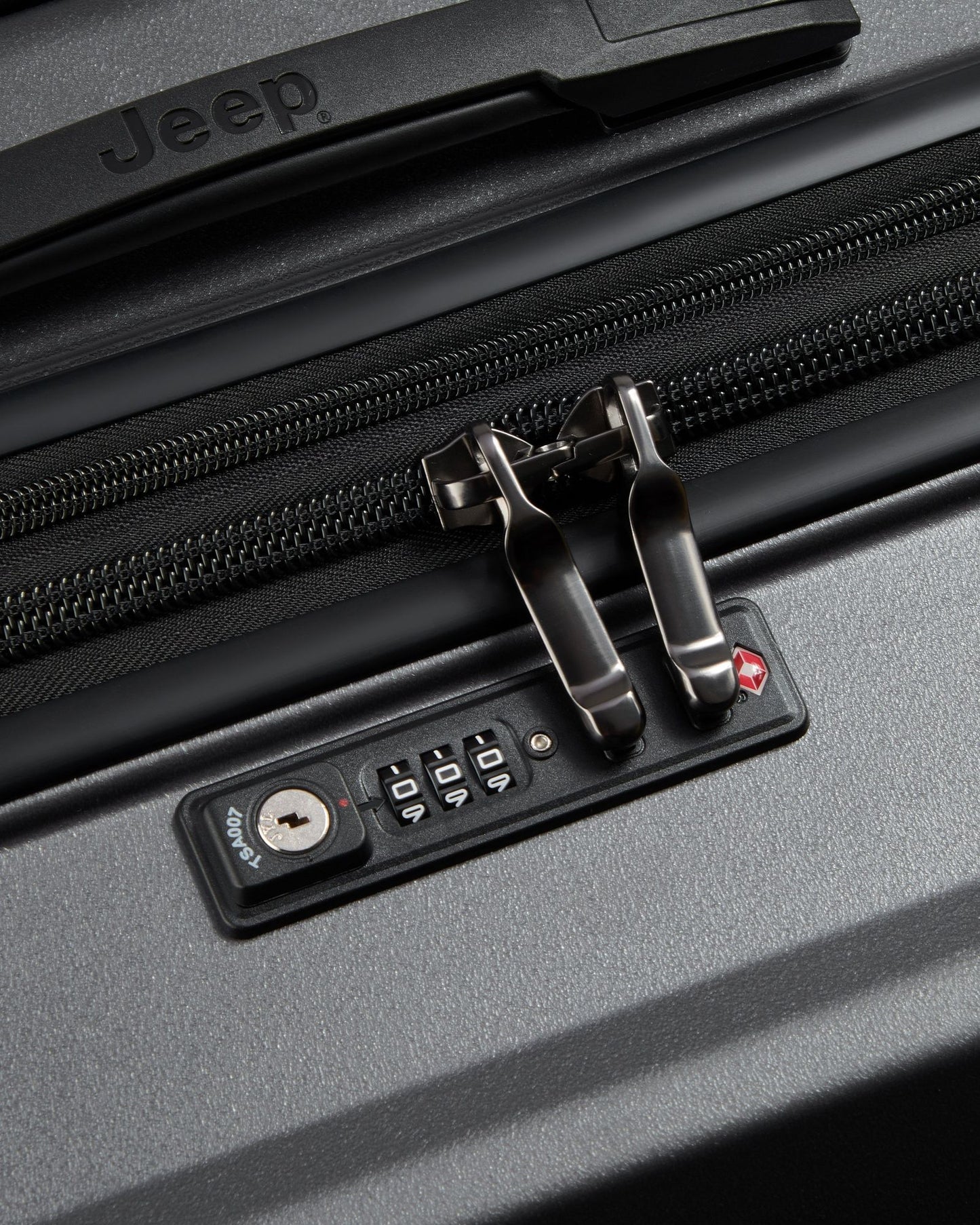 Jeep JH001A Hardcase 4 Double Wheel Expandable Trolley