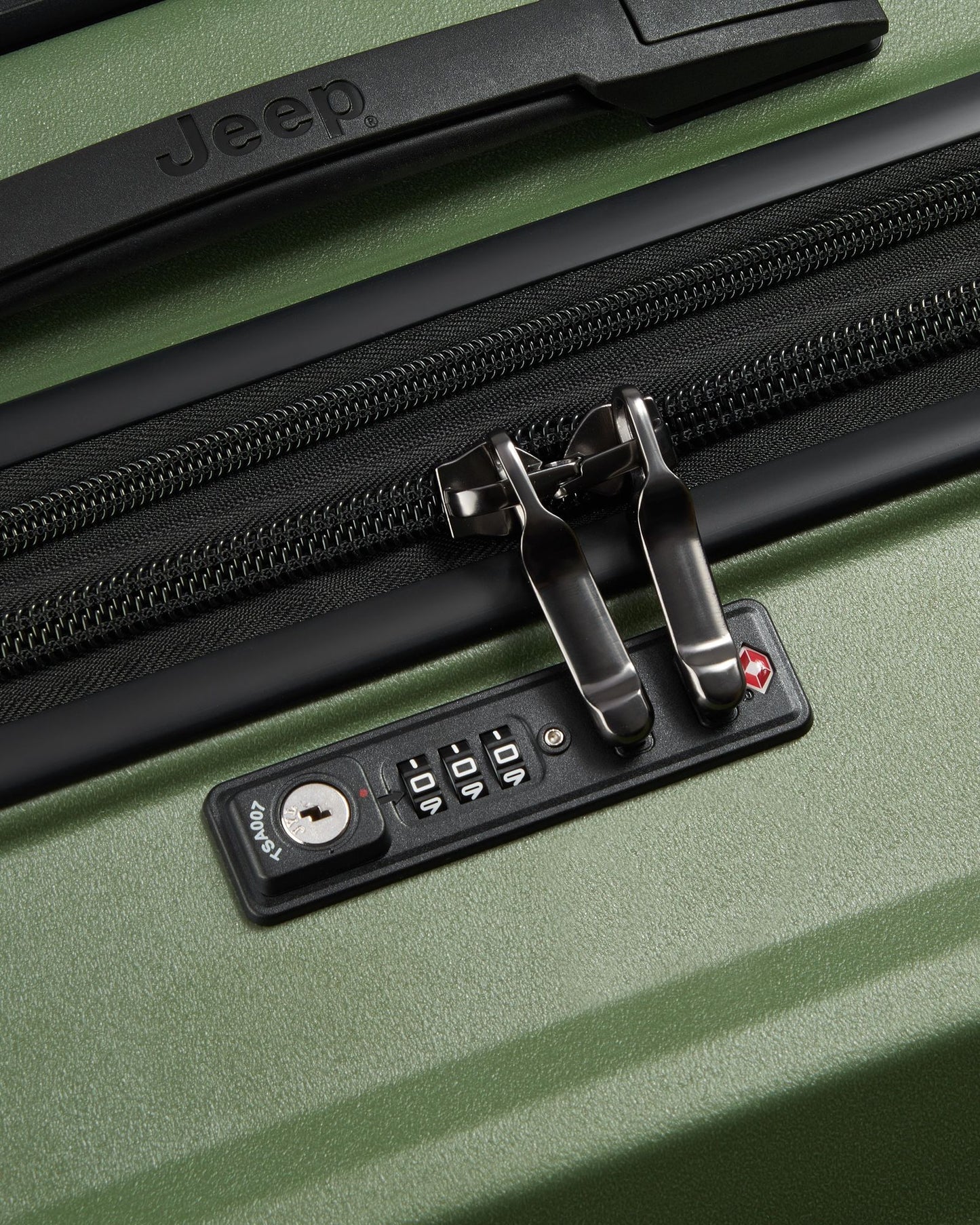 Jeep JH001A Hardcase 4 Double Wheel Expandable Trolley