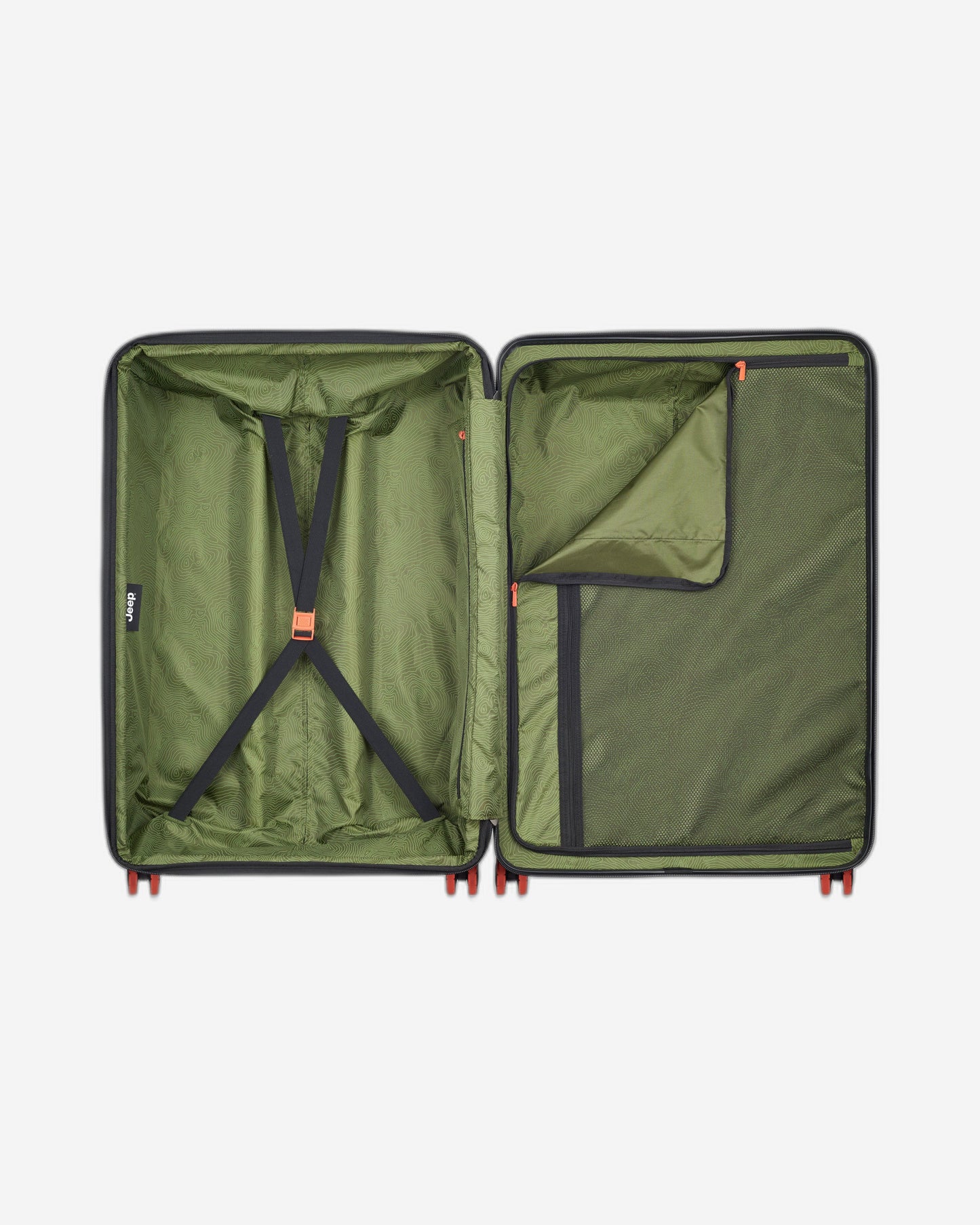 Jeep JH001A Hardcase 4 Double Wheel Expandable Trolley