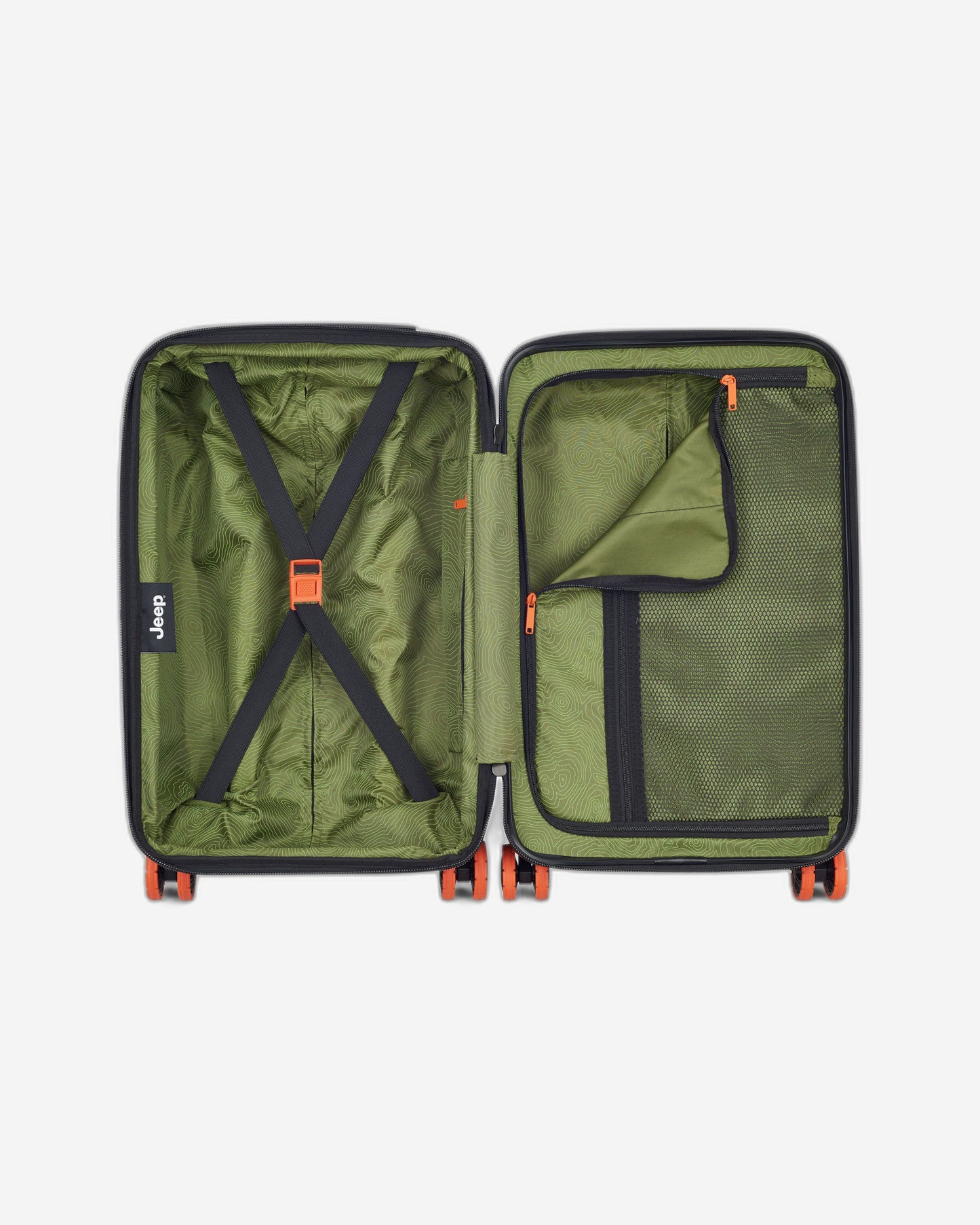 Jeep JH002B Hardcase 4 Double Wheel Expandable Trolley