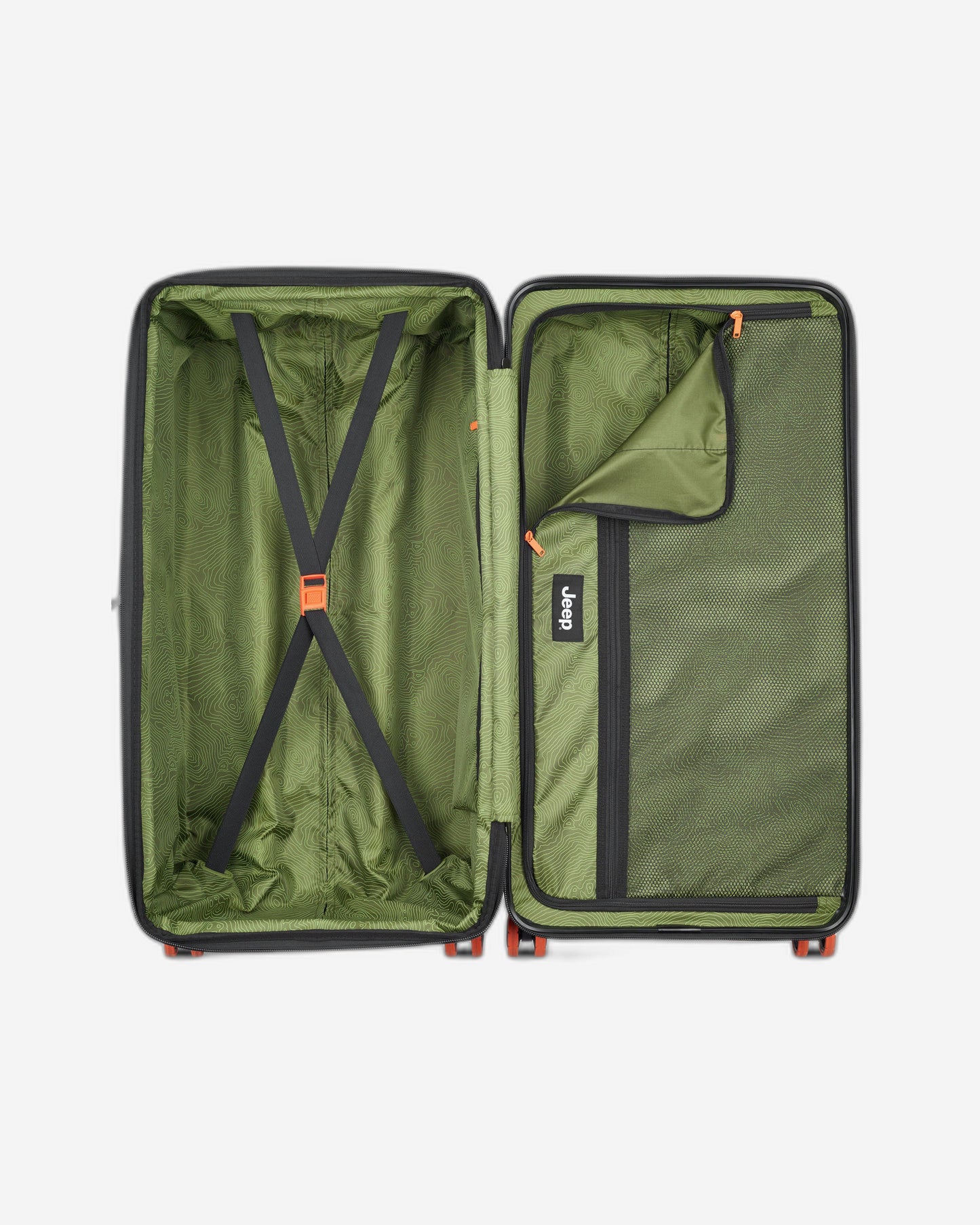 Jeep JH002B Hardcase 4 Double Wheel Expandable Trolley