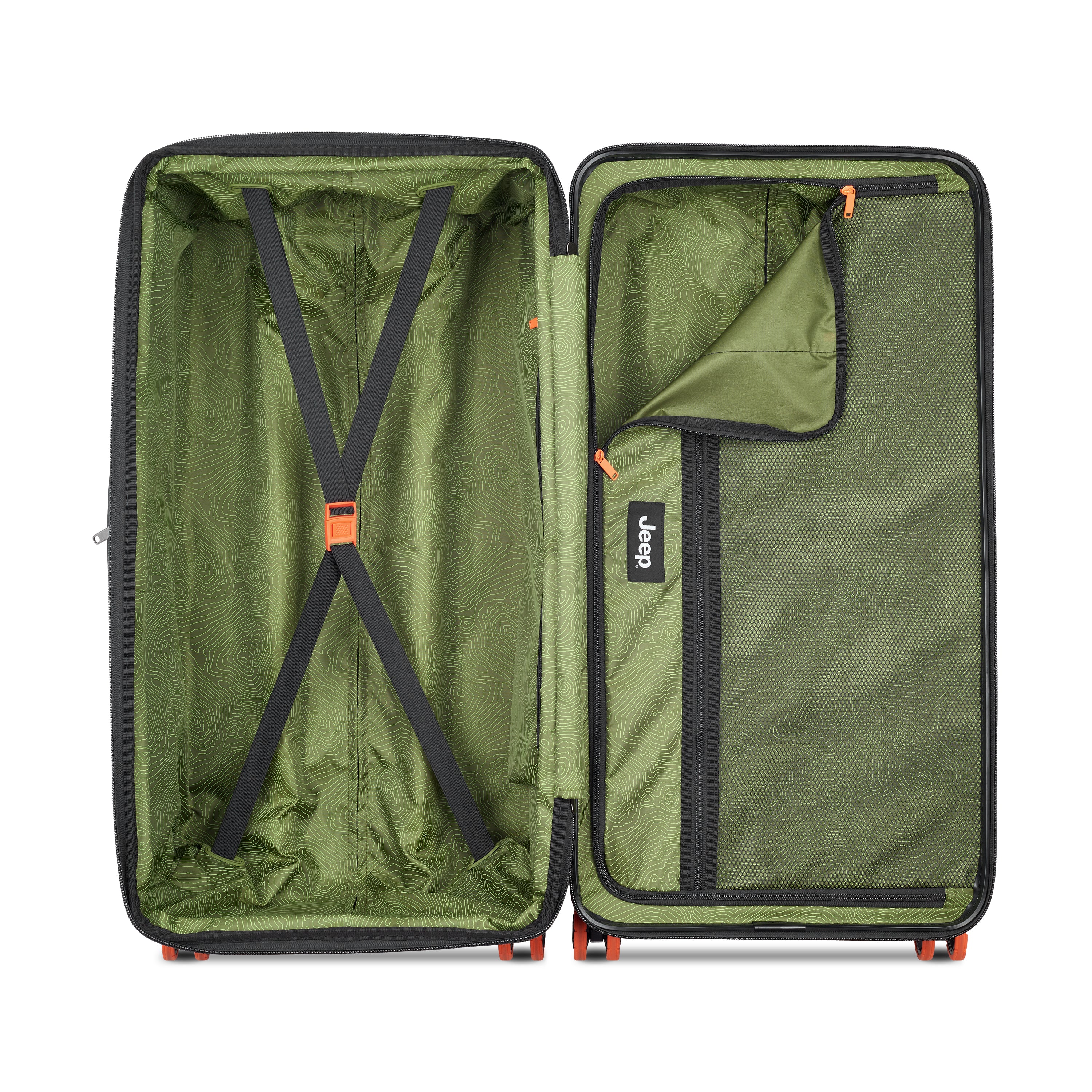 Jeep JH002B Hardcase 4 Double Wheel Expandable Trolley