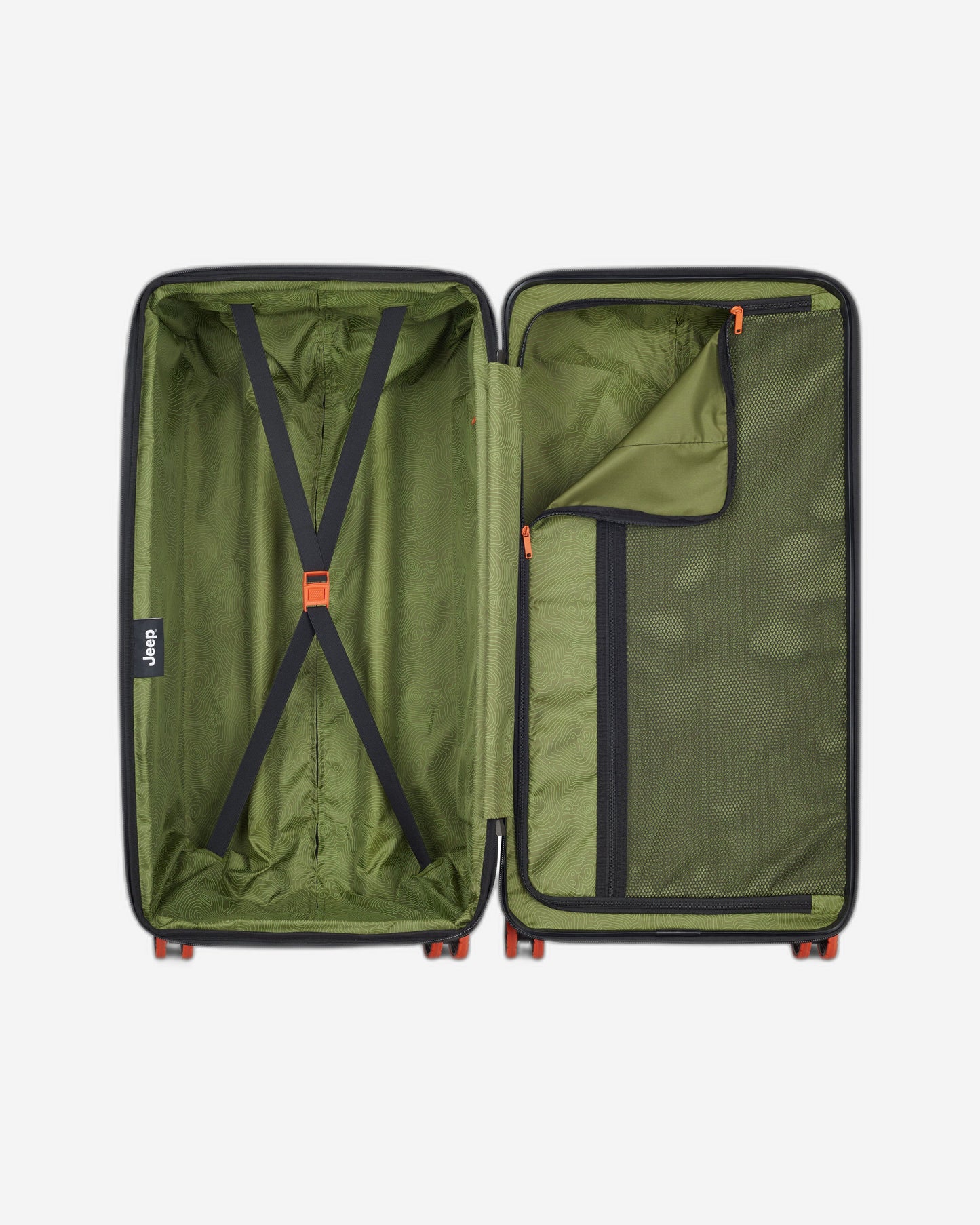 Jeep JH002B Hardcase 4 Double Wheel Expandable Trolley