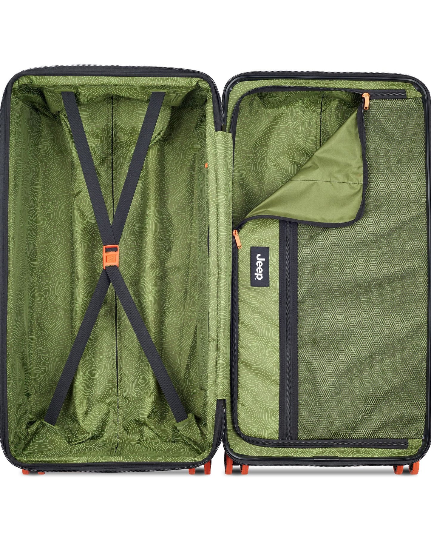 Jeep JH002B Hardcase 4 Double Wheel Expandable Trolley