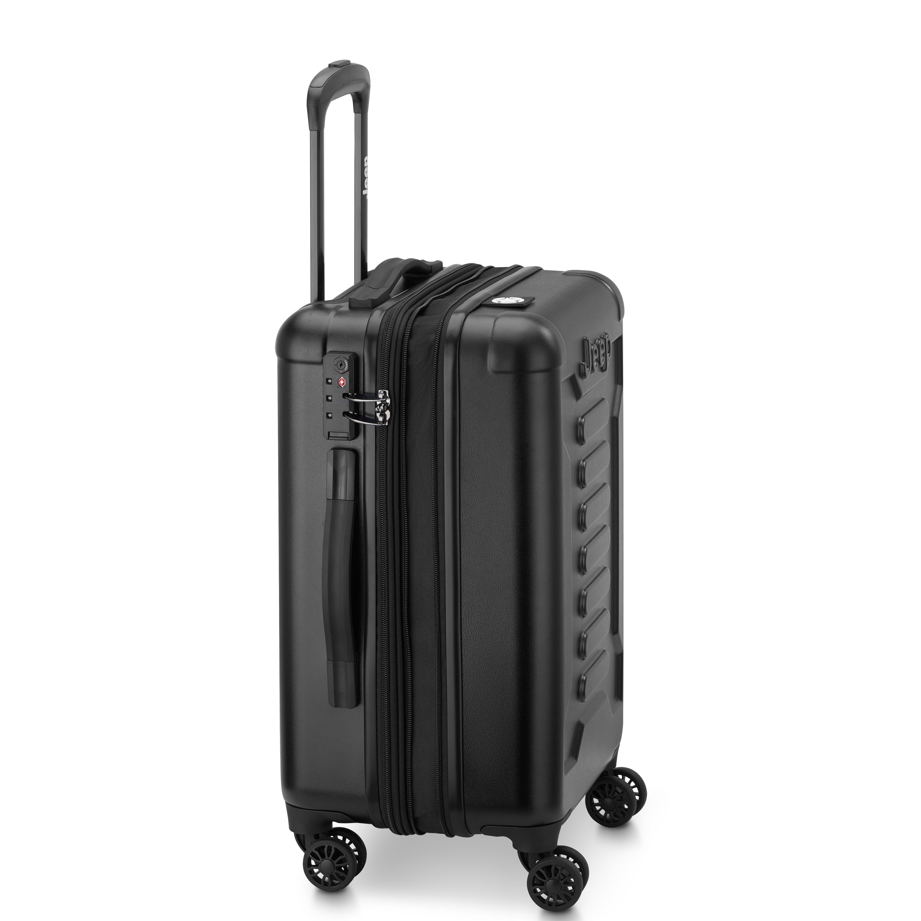 Jeep JH004C Hardcase 4 Double Wheel Expandable Trolley